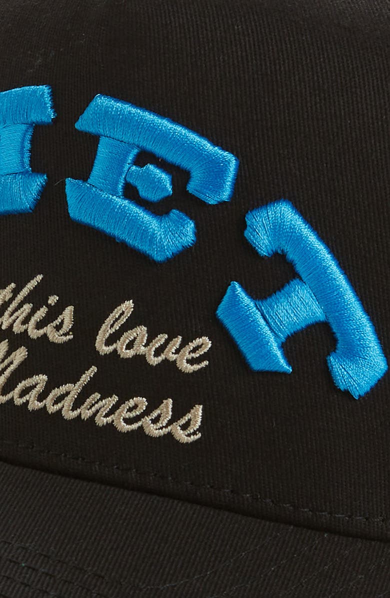 DIET STARTS MONDAY Logo Embroidered Graphic Baseball Cap, Alternate, color, 