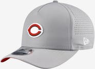 New Era Men's New Era  Gray Cincinnati Reds Micro Logo 9FORTY M-Crown A-Frame Adjustable Hat