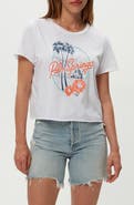 Michael Stars Palm Springs Cotton Crop Graphic T-Shirt