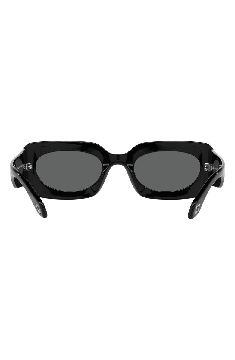 Armani Exchange 52mm Rectangular Sunglasses, Alternate, color, 