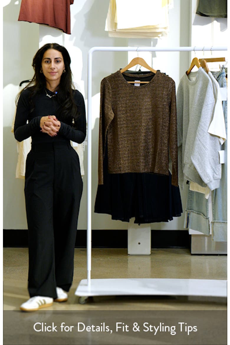 Diamonte Long Sleeve Knit Top video