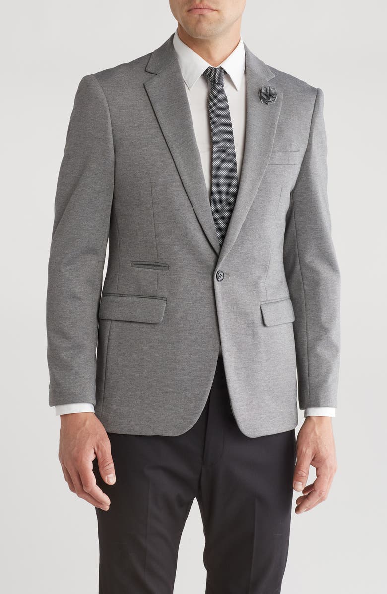 Tahari Slim Fit Sport Coat, Main, color, Grey