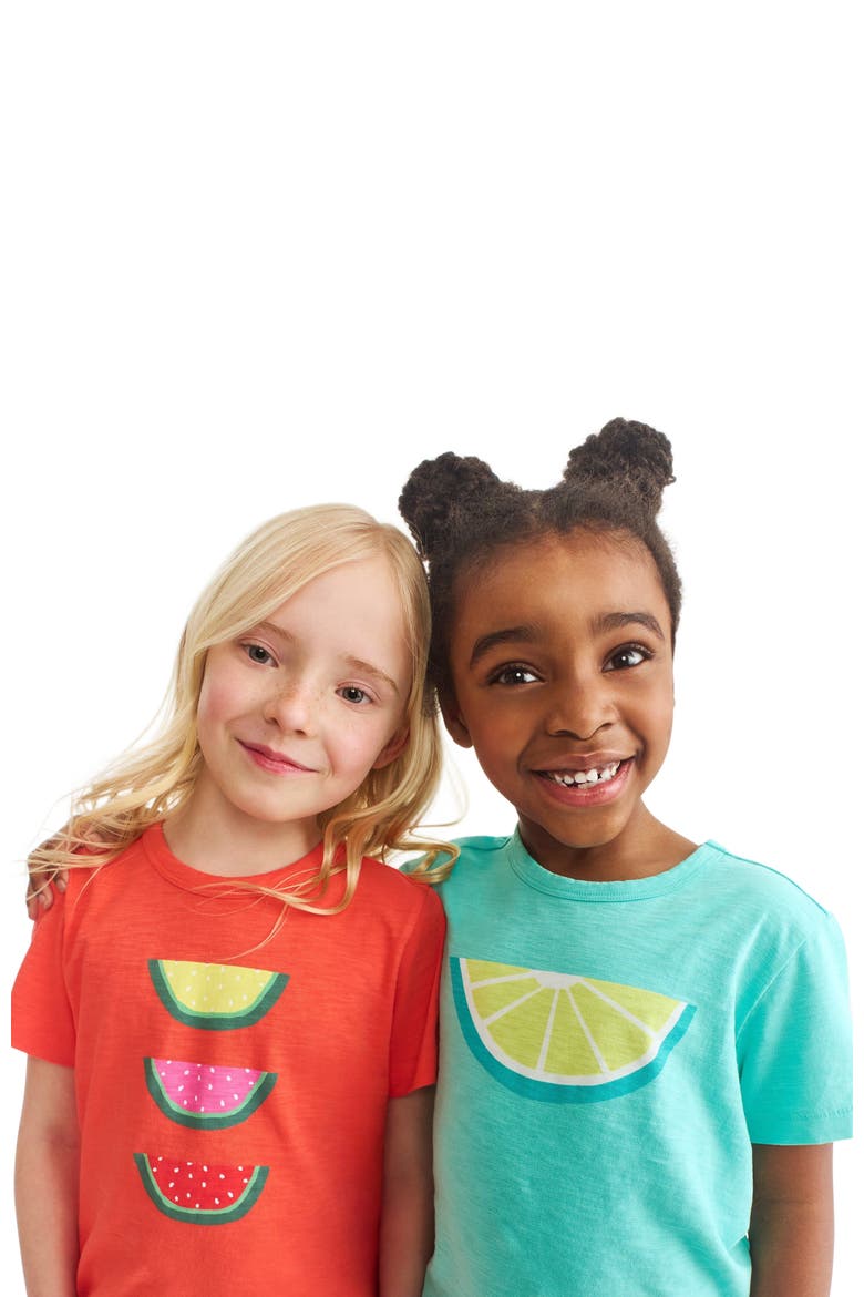 Kids Citrus Tee, Alternate, color, Seahorse Citrus Slice
