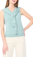 Halogen® Tie Shoulder Sleeveless Sweater