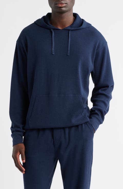 Cotton Blend Thermal Hoodie