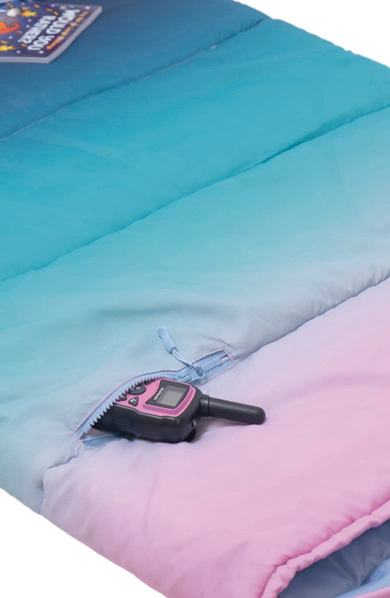 mimish Kids
 Sleep-n-Pack Sleeping Bag Backpack, Alternate, color, Blue/ Pink Ombre