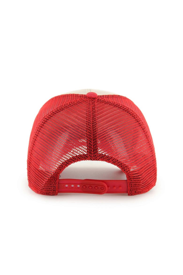 Men's '47 Red Washington Nationals Breakout MVP Trucker Adjustable Hat, Alternate, color, Red
