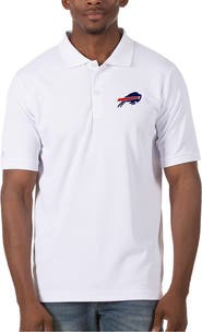 ANTIGUA Men's Antigua White Buffalo Bills Legacy Pique Polo