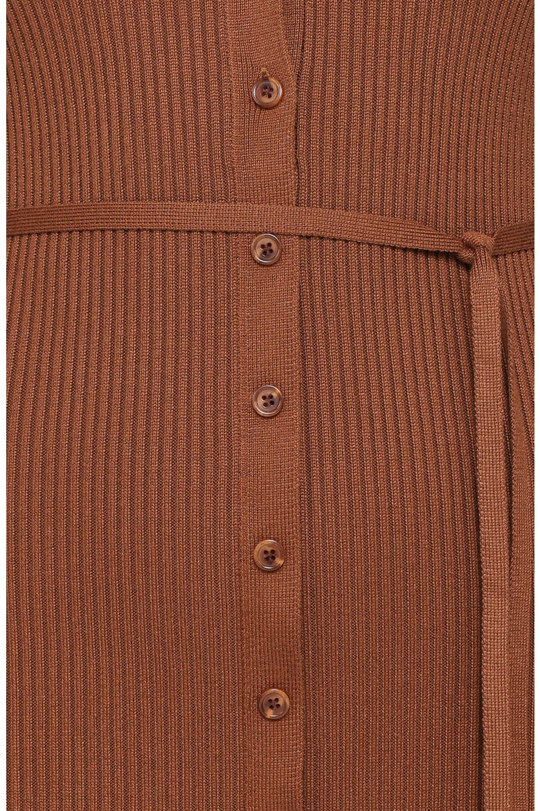 Kadi Maxi Sweater Dress, Alternate, color, BROWN