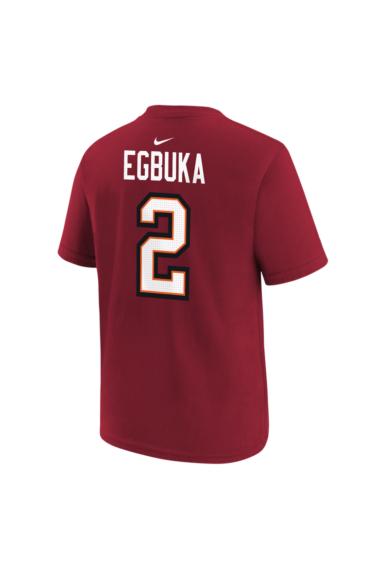 Youth Nike Emeka Egbuka Red Tampa Bay Buccaneers Player Name & Number T-Shirt, Alternate, color, Red