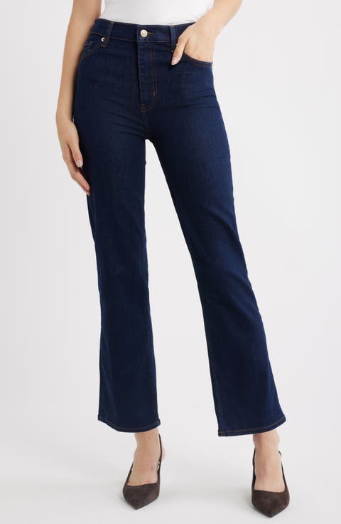 Le Sleek High Waist Ankle Straight Leg Jeans