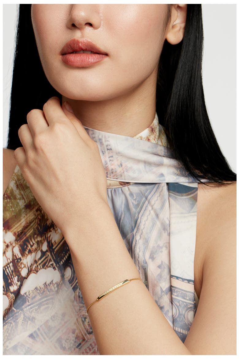 Breenar Baker Bar Slider Bracelet, Alternate, color, GOLD TONE