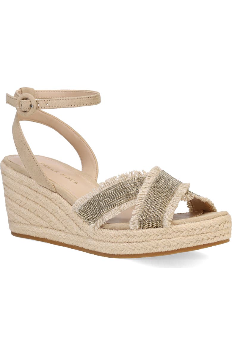 Pelle Moda Konner Ankle Strap Espadrille Sandal, Main, color,