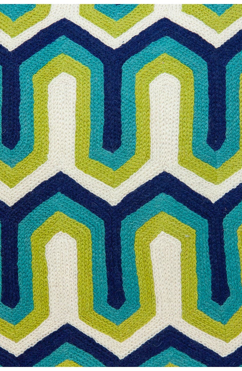 PARKLAND COLLECTION Handmade Monte Transitional Pillow - 20" x 20" - Multi, Alternate, color, Multicolor