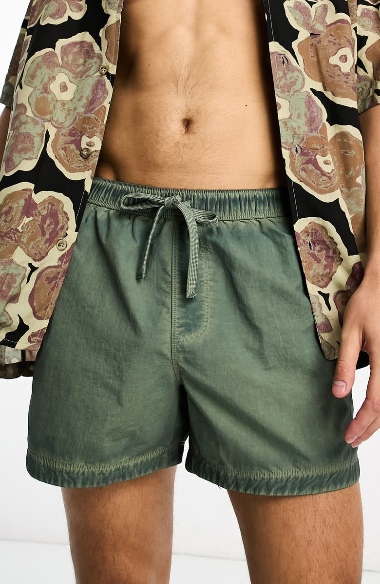 ASOS DESIGN Short Swim Trunks, Alternate, color,