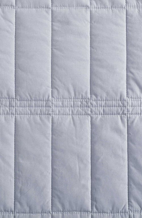 Calvin Klein Washed Percale Quilt & Shams Set In Gray