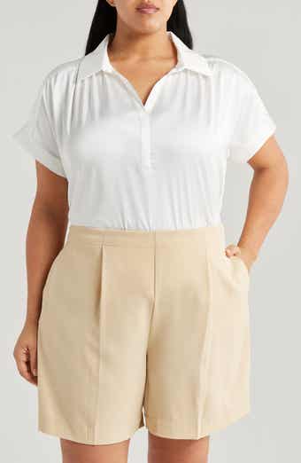 Lysse Amaya Satin Short Sleeve Shirt