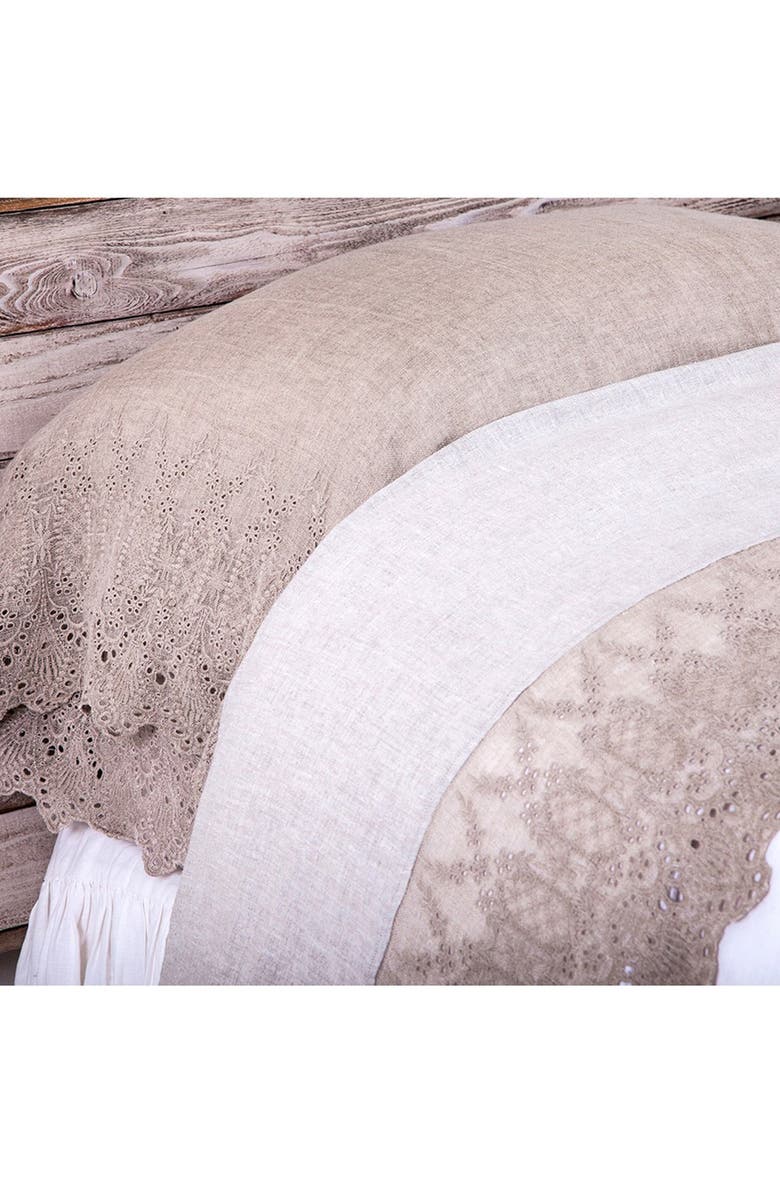 Pom Pom at Home 'Annabelle' Linen Flat Sheet, Alternate, color,