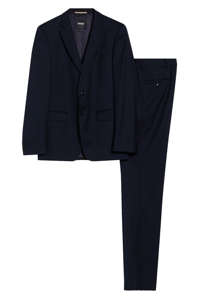 Huge Wool Suit, Alternate, color, BLUE