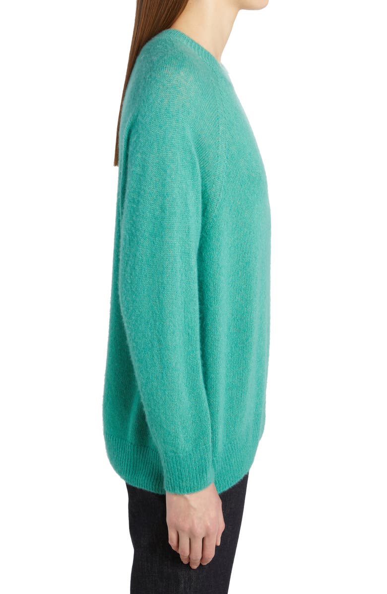 Agnona Relaxed Fit Cashmere & Silk Sweater, Alternate, color, 