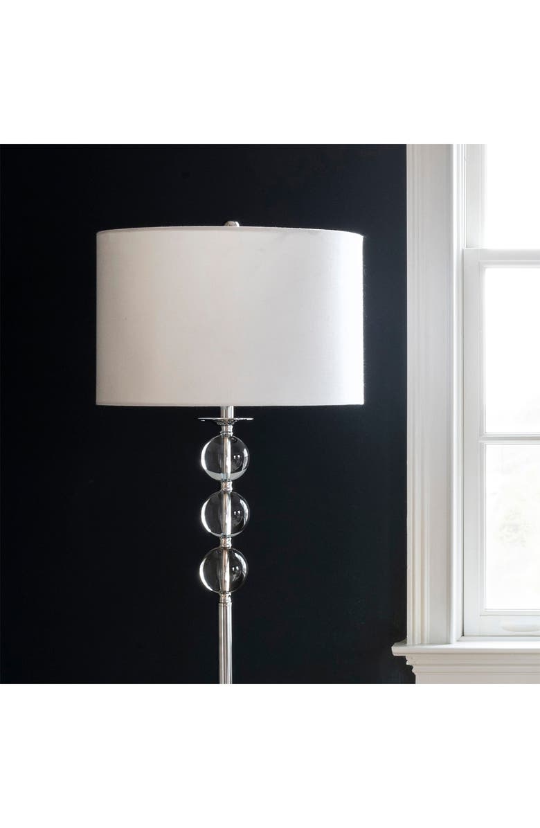 NULOOM Silver Branson 62" Crystal Floor Lamp, Alternate, color, 