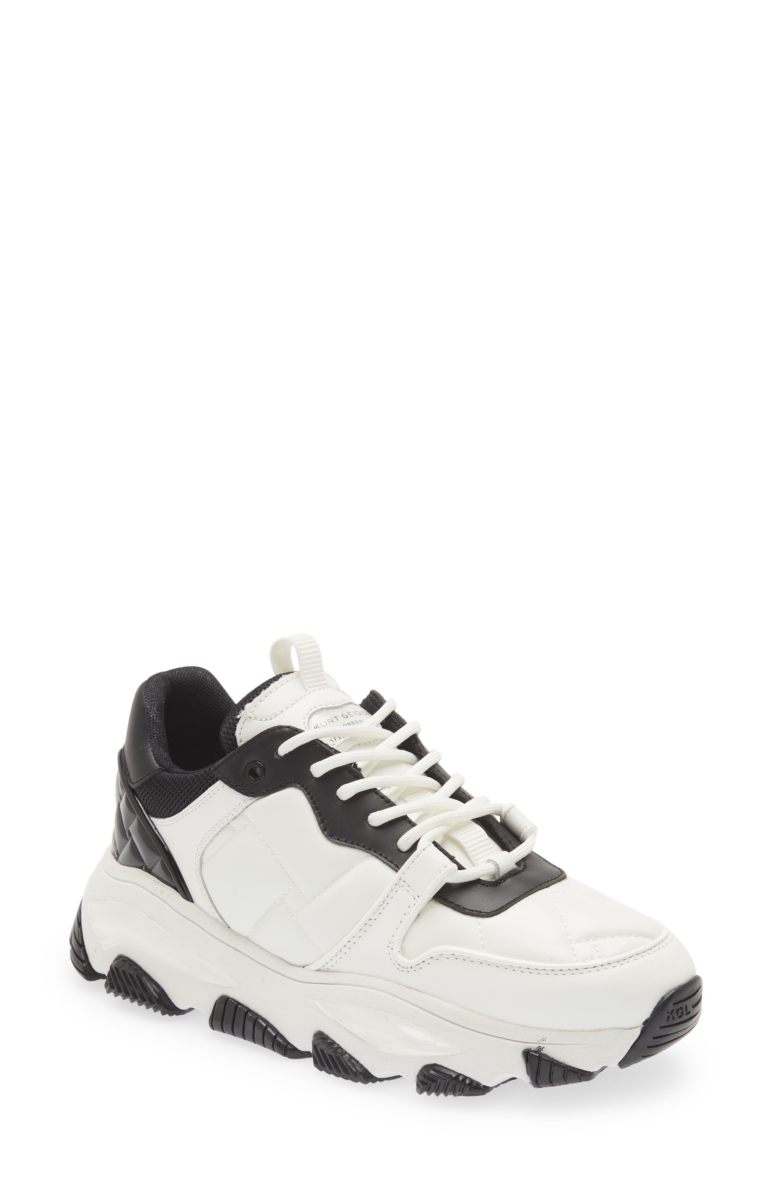 Kurt Geiger London Lettie Eagle Quilted Sneaker, Main, color, 