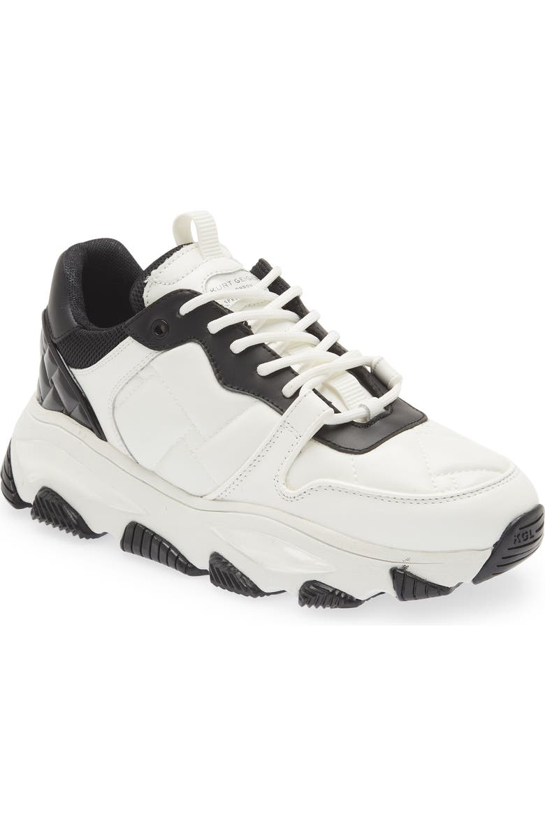 Kurt Geiger London Lettie Eagle Quilted Sneaker, Main, color,