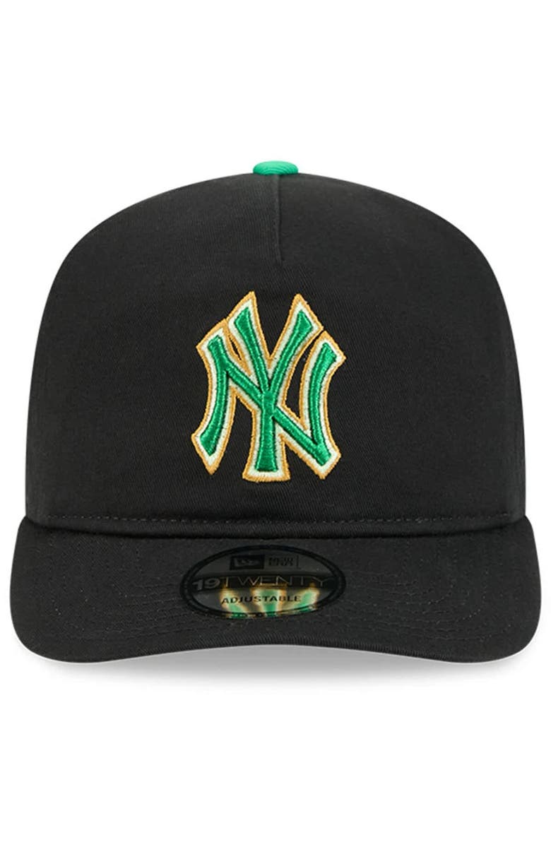 New Era Men's New Era Black New York Yankees 2026 St. Patrick's Day 19TWENTY Adjustable Hat, Alternate, color, Black