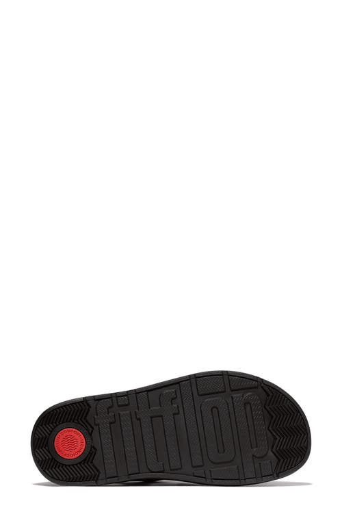 Fitflop Womens Gen-ff Leather Fisherman Sandals In All Black