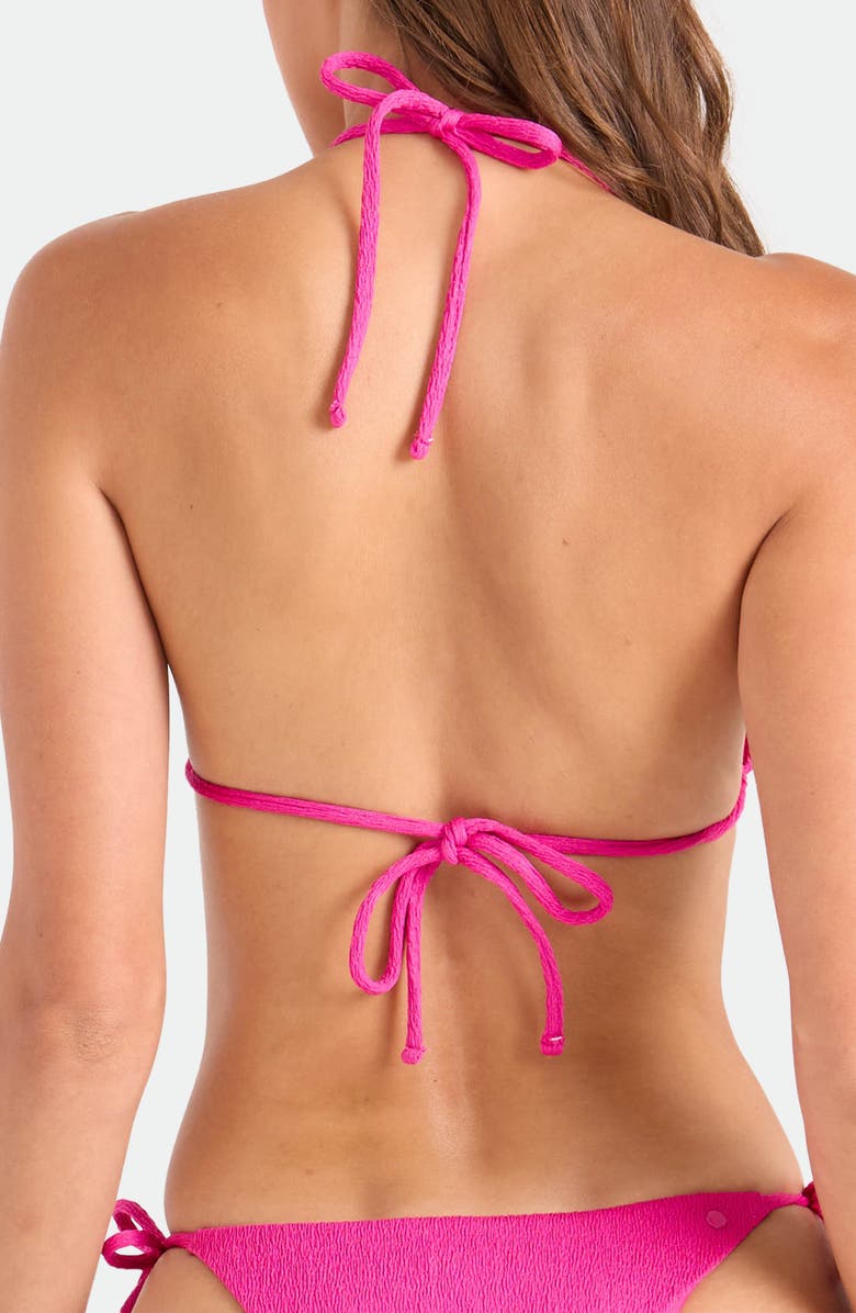 Volcom Pucker Up Triangle Bikini Top, Alternate, color, Blush