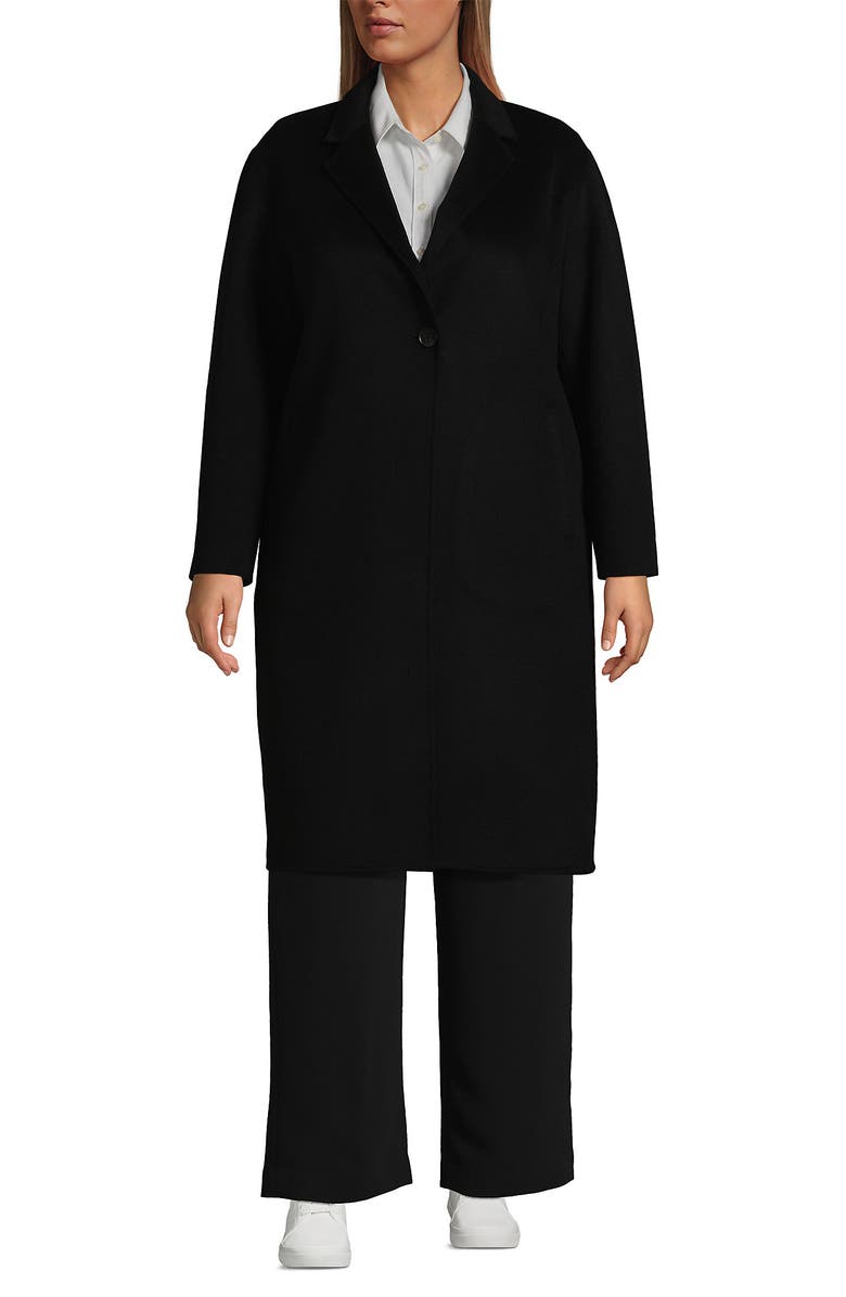Lands' End Wool Top Coat, Main, color, 