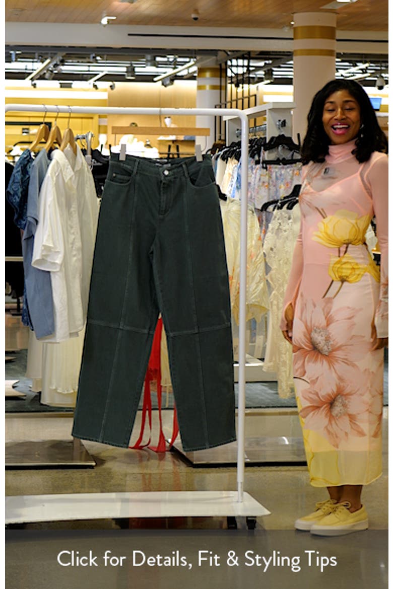 High Waist Straight Leg Jeans video