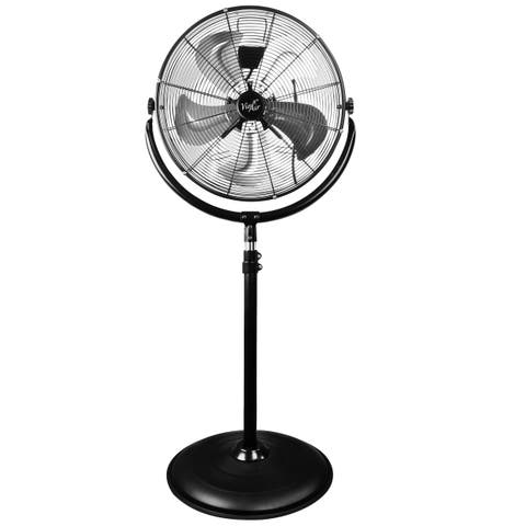 Industrial Heavy Duty Powerful and Quiet Metal High Velocity Tilting Pedestal Drum Fan