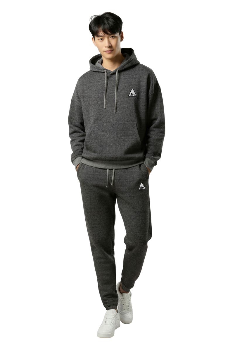 D.RT Oversize Textured Cotton Interlock Hoodie, Alternate, color, Grey