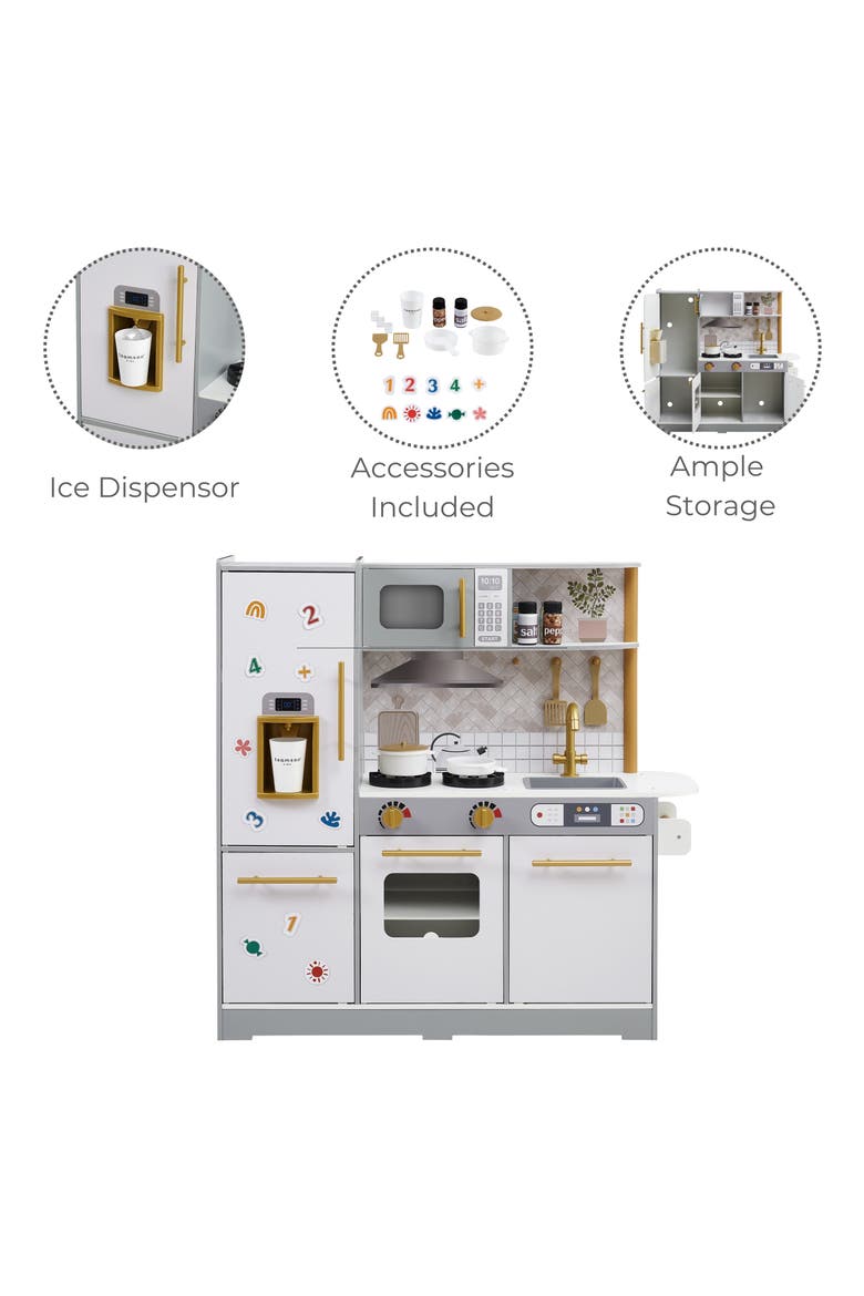 Little Chef Springfield Play Kitchen & Accessories, Alternate, color, GREY