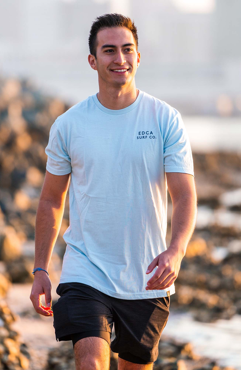 Everyday California Pfeiffer Tee Shirt, Alternate, color, Light Blue