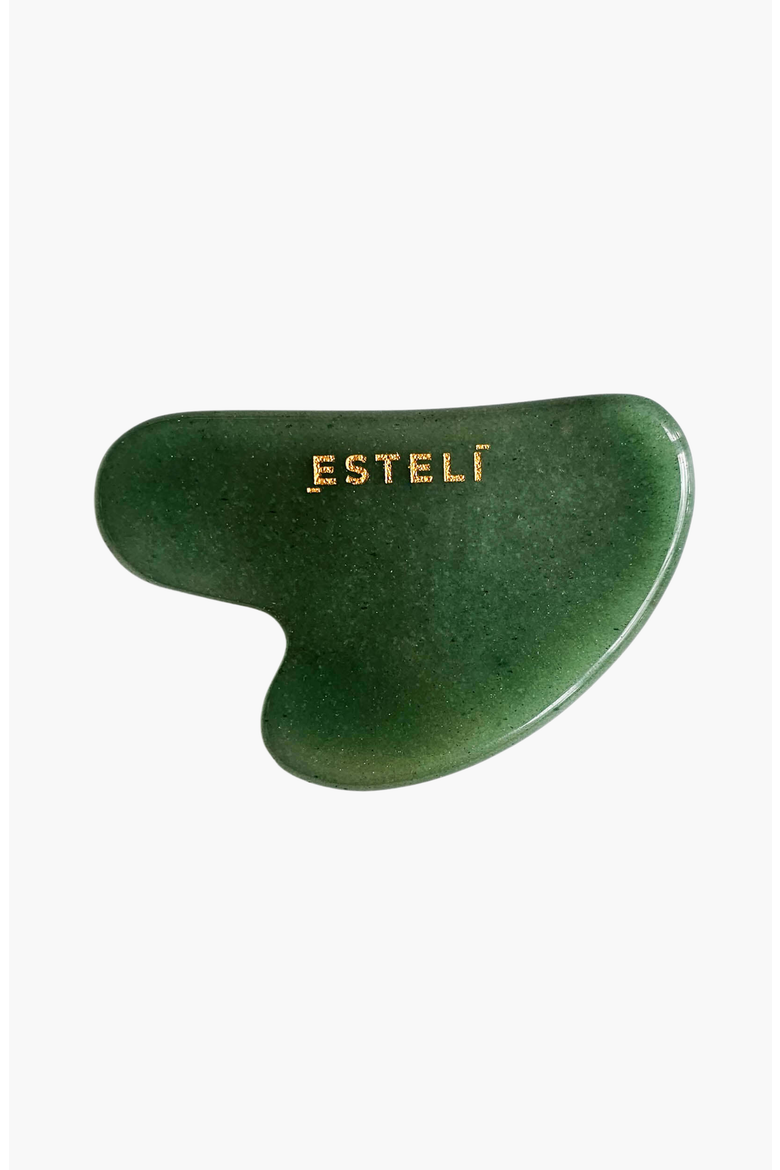 Aventurine Gua Sha, Main, color, Dark Green