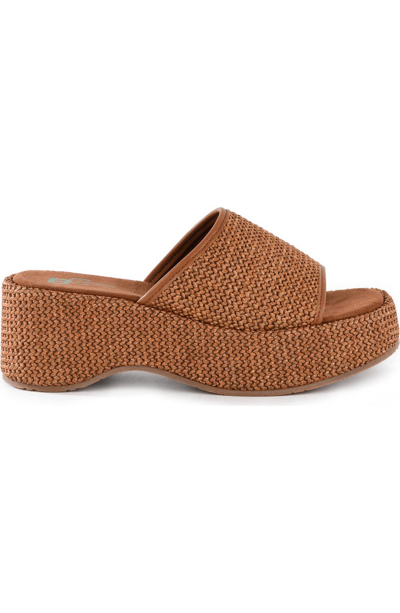 BC Footwear Ocean Mist Platform Sandal, Alternate, color, Tan