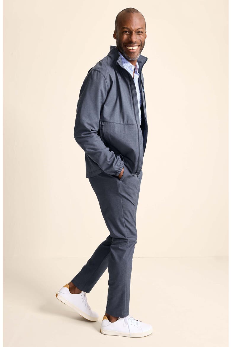 On Par Pro Water Repellent Zip Jacket, Alternate, color, BELMONT BLUE
