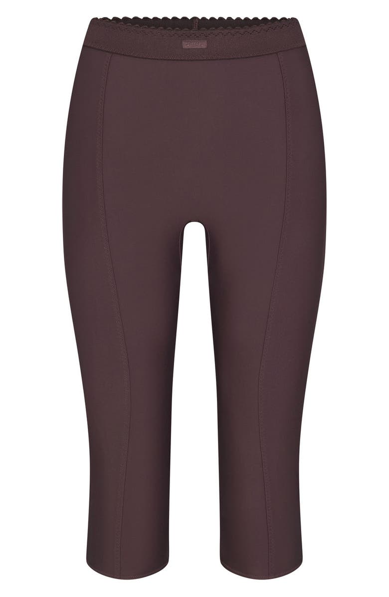 SKIMS High Waist Capri Pants, Alternate, color, Raisin