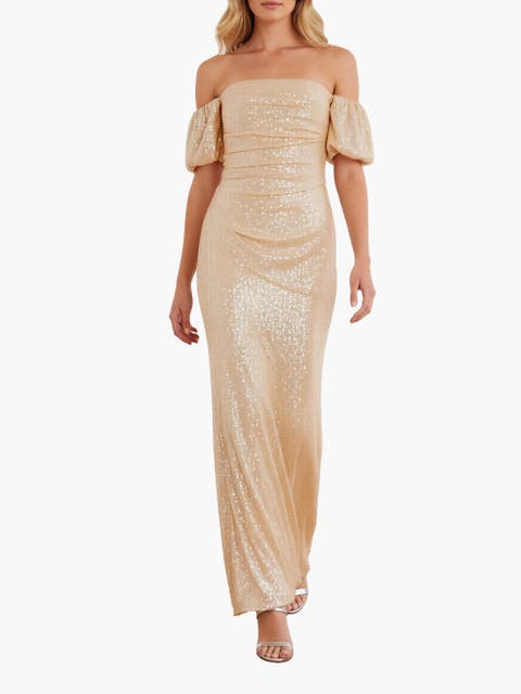 Sunbeam Valentina Off-Shoulder Gown