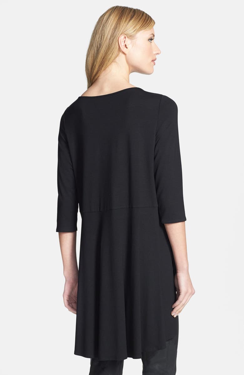 Eileen Fisher Three Quarter Sleeve Ballet Neck Tunic, Alternate, color, 