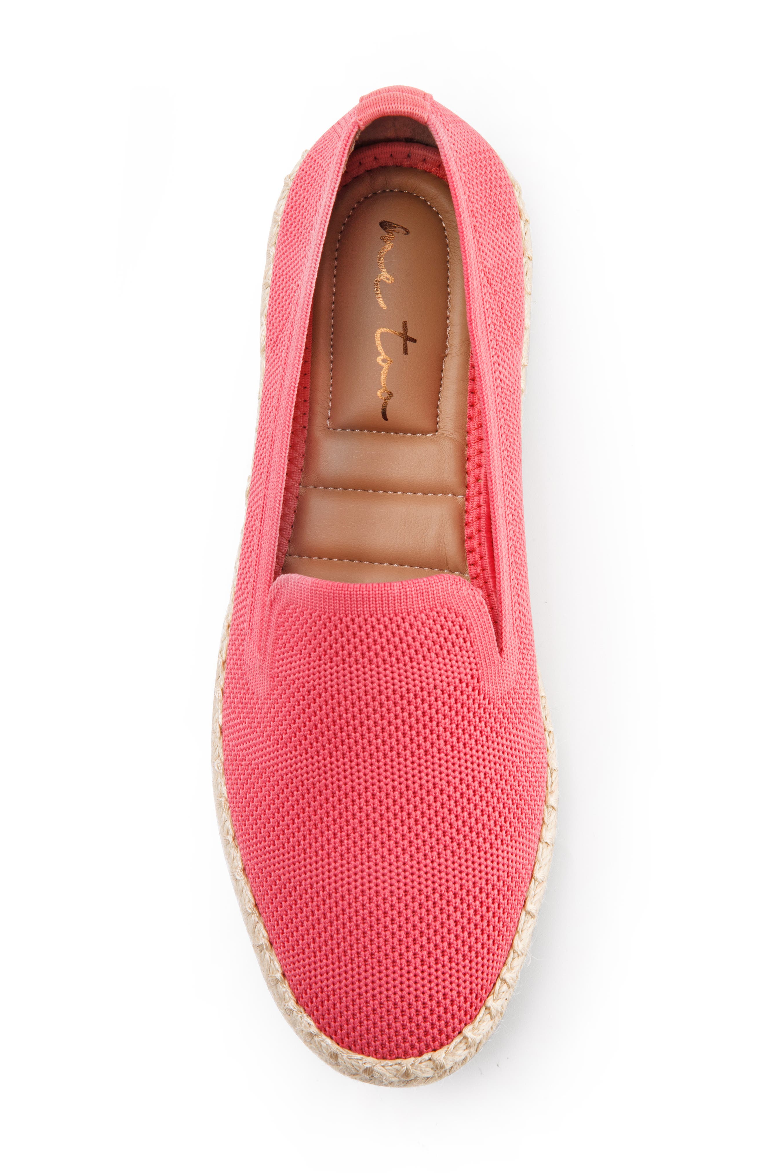 Me Too Koda Knit Slip-On Espadrille Sneaker, Alternate, color, Salmon
