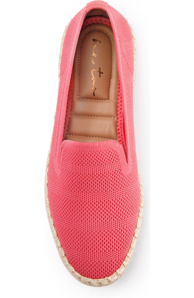Me Too Koda Knit Slip-On Espadrille Sneaker, Alternate, color, Salmon