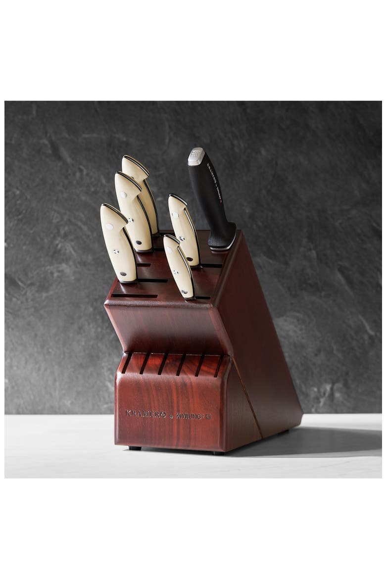 Bob Kramer Cumulus 7-Piece Knife Block Set, Alternate, color, WHITE