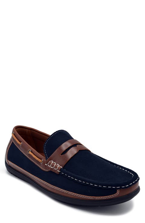 Two-Tone Penny Loafer (Men)