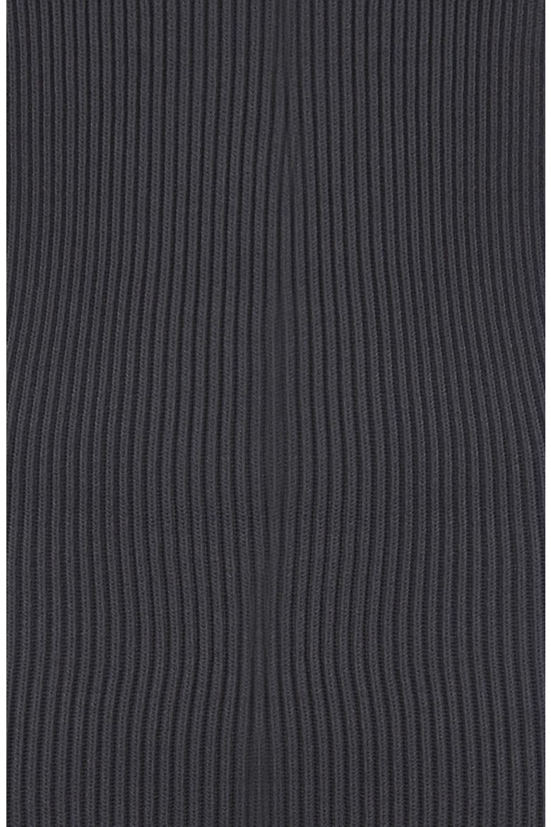 Meliora Long Sleeve Ribbed Body-Con Dress with Bolero, Alternate, color, CHARCOAL