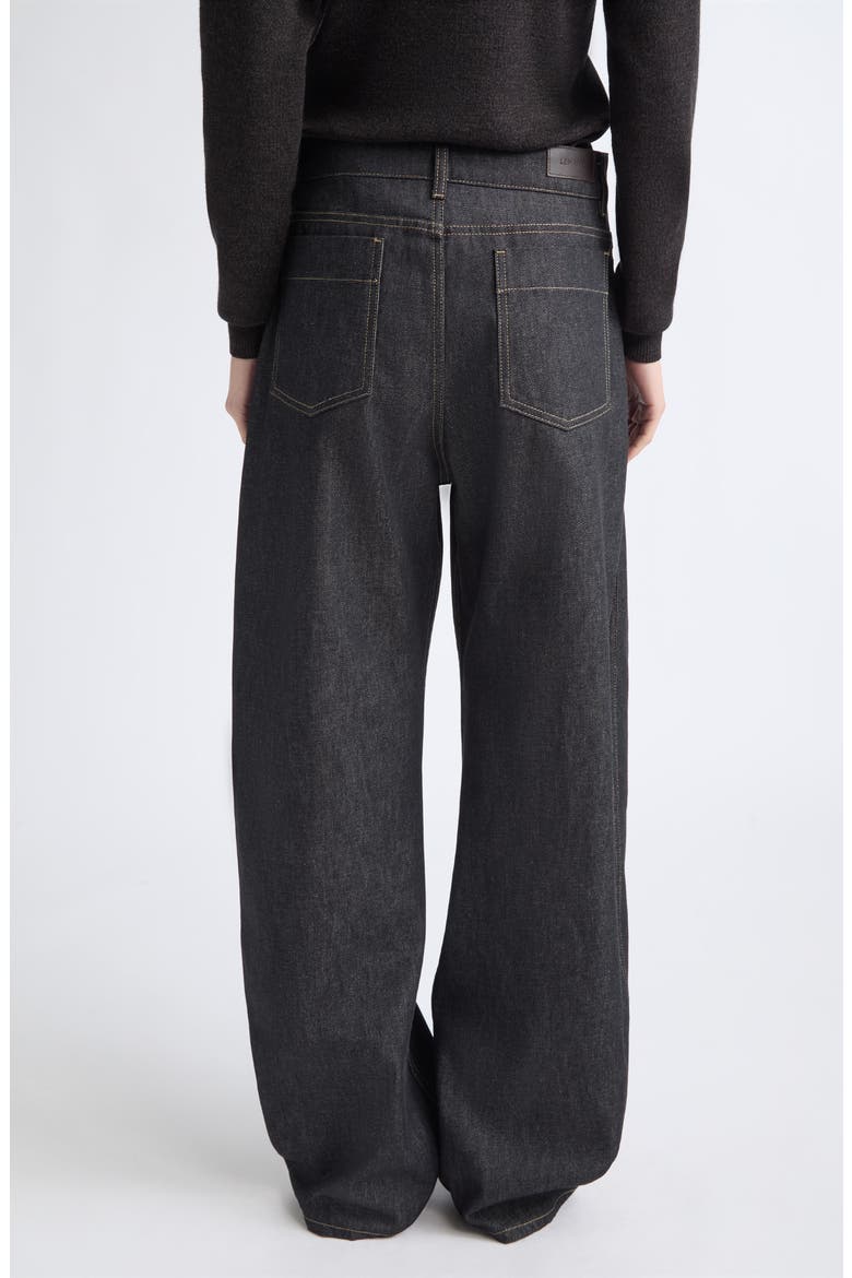 High Waist Curved Wide Leg Pants, Alternate, color, SLATE