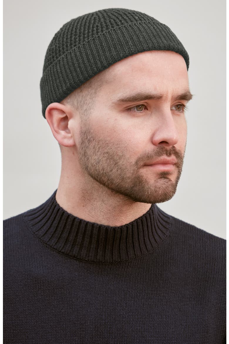 Lightweight Whitby Fisherman's Beanie, Main, color, Greenjaspe