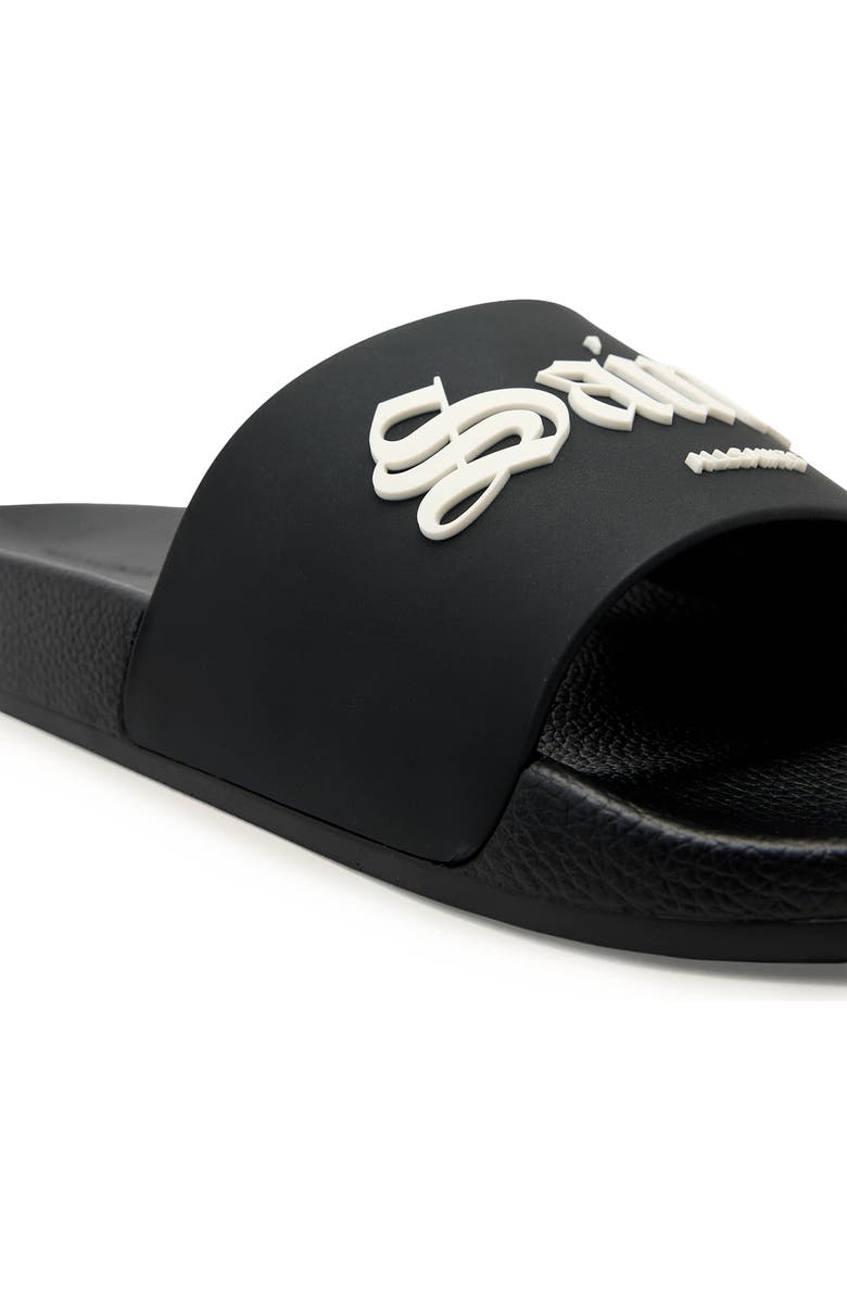 AllSaints Saint Slide Sandal, Alternate, color, Black